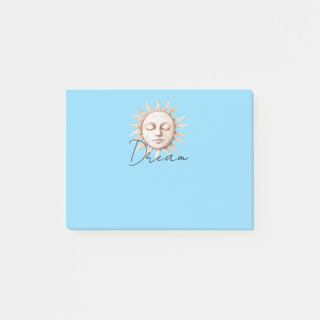 Blue Dream Sicilian Sun Post-it Klebezettel (Vorderseite)