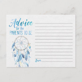 Blue Dreamcatcher Advertising Card Postkarte