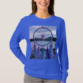 Blue Dreamcatcher Sunset Sky T - Shirt
