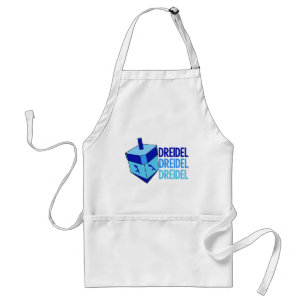 Blue Dreidel Schürze