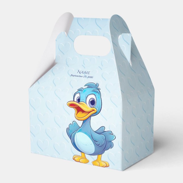 Blue Duck Favor Box Geschenkschachtel (Vorderseite)
