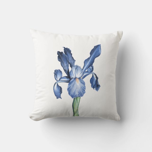 Blue Dutch Iris - Kissen (Vorderseite)