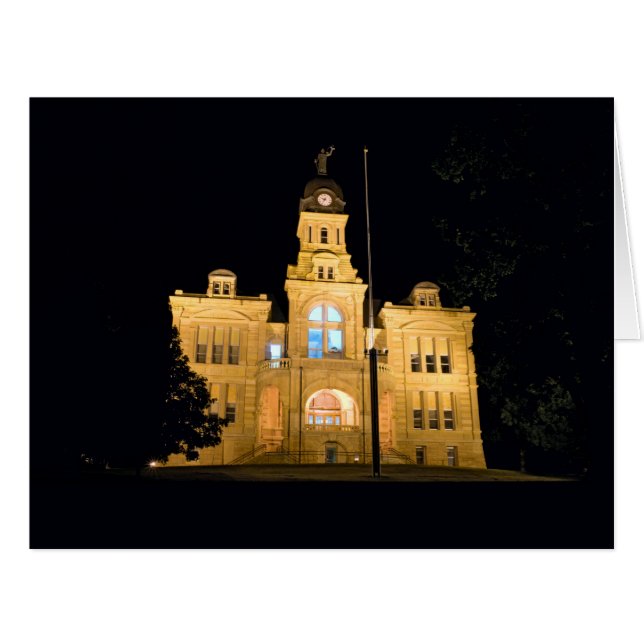 Blue Earth Landkreis Courthouse (Vorderseite (Horizontal))