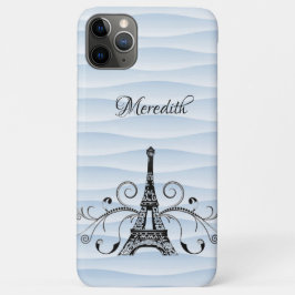 Blue Eiffel Tower Blüh Case-Mate iPhone Case