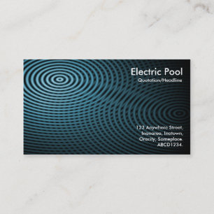 Blue Electric Pool 04 Visitenkarte