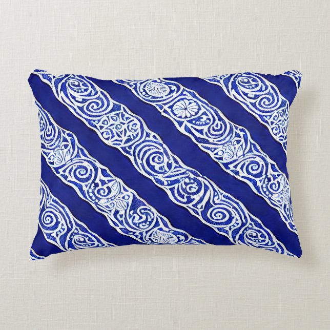 Blue Elegance Accent Pillow Dekokissen (Vorderseite)