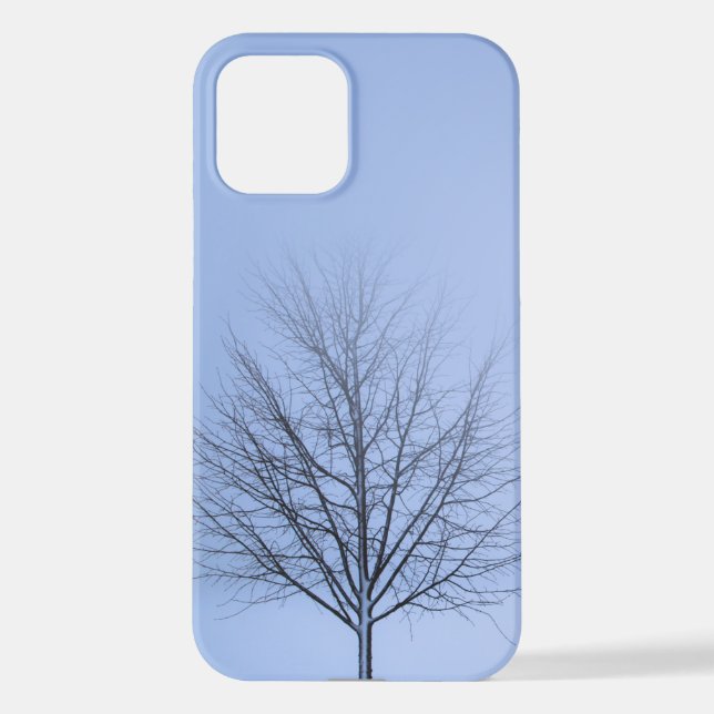 Blue Elegant iPhone 12 Hülle (Rückseite)