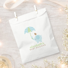 Blue Elephant Boy Baby Dusche Geschenktütchen