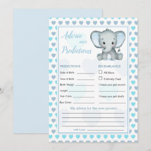 Blue Elephant Hearts Baby Predication & Ratschläge