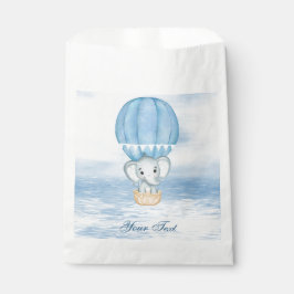 Blue Elephant Hot Air Ballon Gevor Bag Geschenktütchen