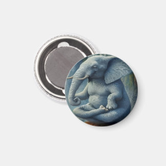 Blue Elephant Magnet