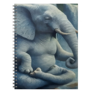 Blue Elephant Notebook Notizblock