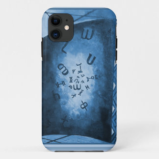 Blue Ethiopian Letters Art Case-Mate iPhone Hülle