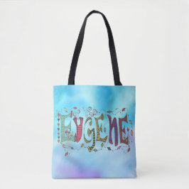 Blue Eugene Tote Bag Tasche