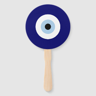 Blue Evil Eye Viel Glück & Protection Symbol Fächer