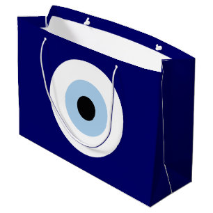Blue Evil Eye Viel Glück & Protection Symbol Große Geschenktüte