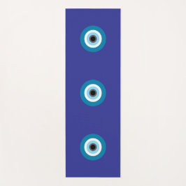 Blue Evil Eye Yoga Mat Yogamatte
