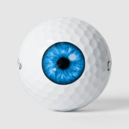 Blue Eye Funny Golfball