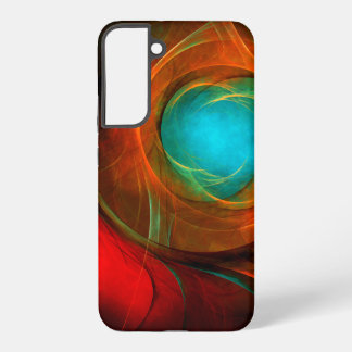 Blue Eye Modern Abstract Fine Art Cool Pattern #16 Samsung Galaxy Hülle