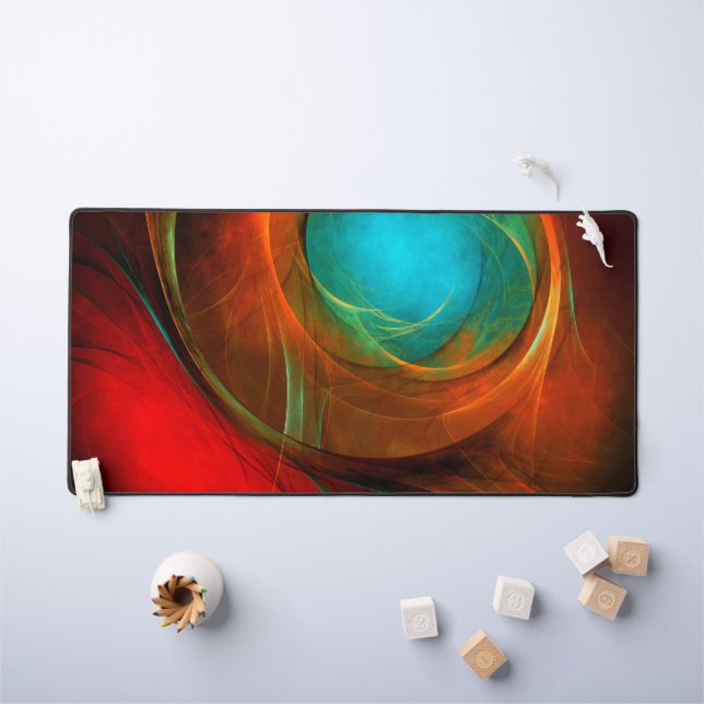 Blue Eye Moderne Abstrait Art Cool Motif #16 (Tableau pour enfants)