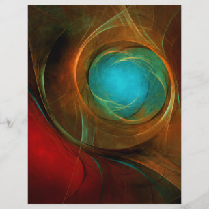 Blue Eye Moderne Abstrakte Kunst Cooles Muster #16 Flyer