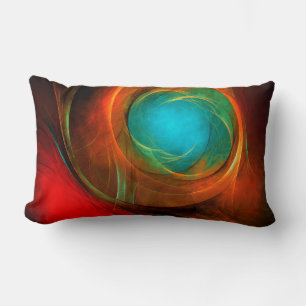 Blue Eye Moderne Abstrakte Kunst Cooles Muster #16 Lendenkissen