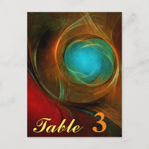 Blue Eye Moderne Abstrakte Kunst Cooles Muster #16 Postkarte