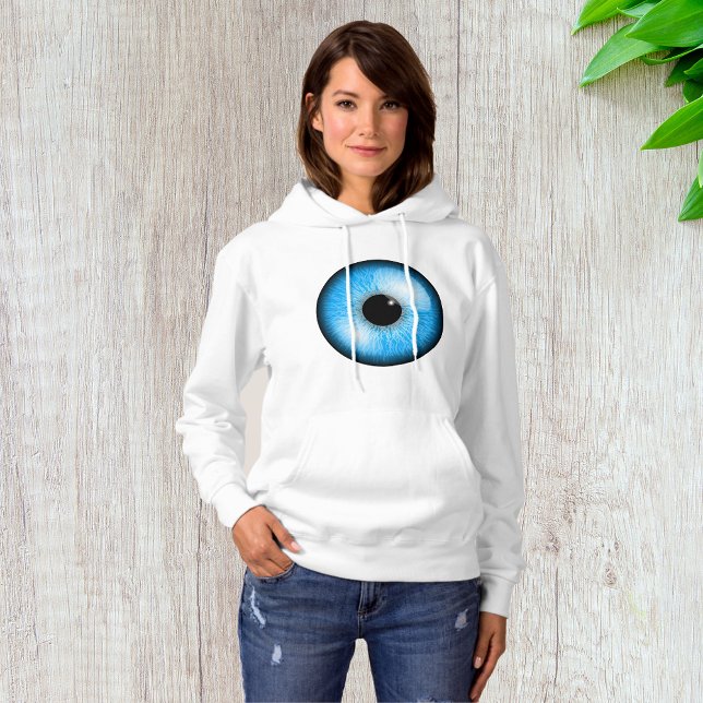 Blue Eye Womens Hoodie (Von Creator hochgeladen)