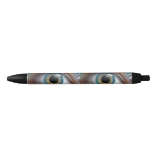 Blue Eyeball Fraktal Art Kugelschreiber