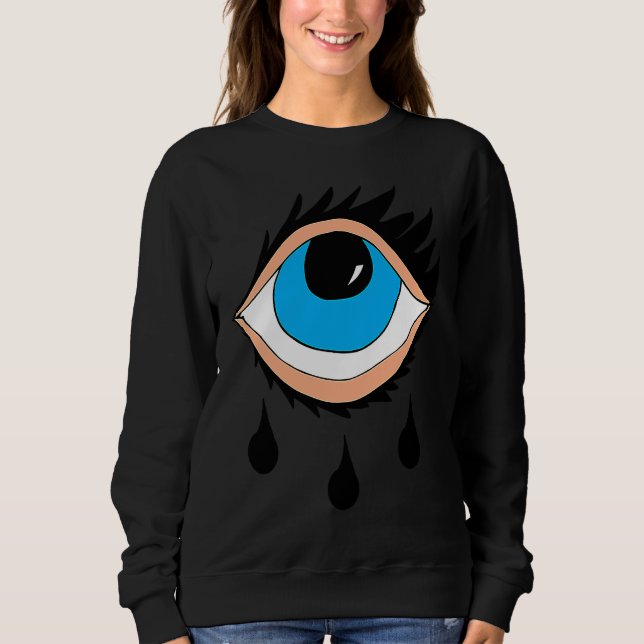 Blue Eyes Black tears Sweatshirt (Vorderseite)