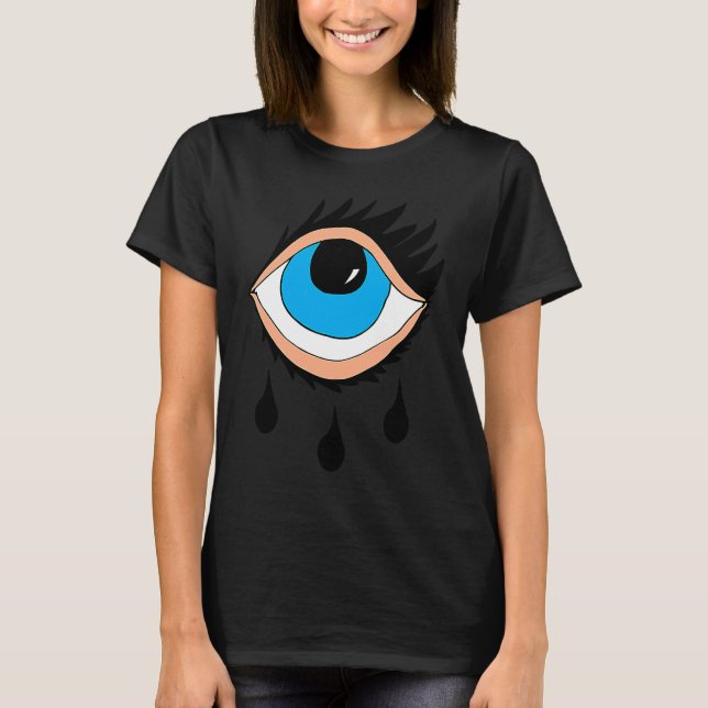 Blue Eyes Black tears T-Shirt (Vorderseite)