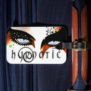 Blue Eyes Fashion Make Up Gepäckanhänger