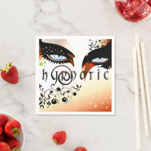 Blue Eyes Fashion Make Up Serviette
