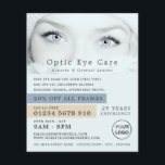 Blue Eyes, Optician, Technical Practitioner Flyer<br><div class="desc">Blue Eyes,  Optician,  Technical Practitioner Werbung Flyer vom Business Card Store.</div>