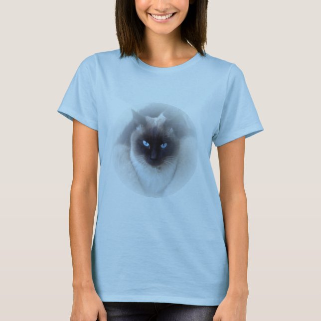 Blue eyes siamese cat T-Shirt (Vorderseite)