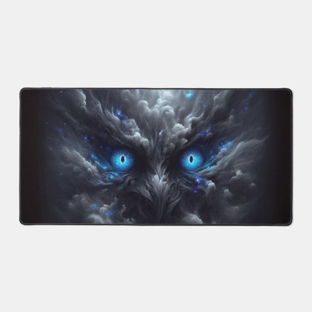 Blue Eyes Smoke Pad Schreibtischunterlage (Vorderseite)