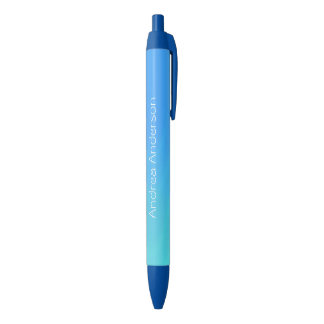 Blue Fade Personalisiert Ink Pen Kugelschreiber