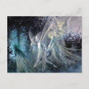 Blue Fairies Postkarte