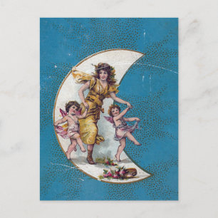 Blue Fairy Book Back Cover Postkarte