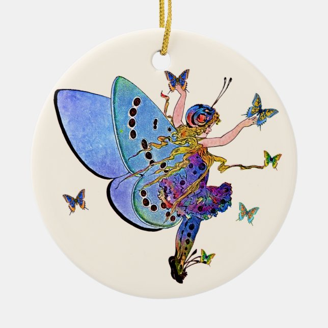 Blue Fairy Dust Ornament (Vorne)