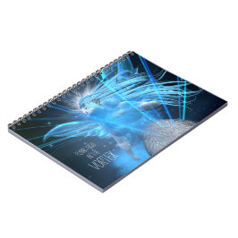 Blue Fairy In The Vortex Notebook - customize it! Notizblock