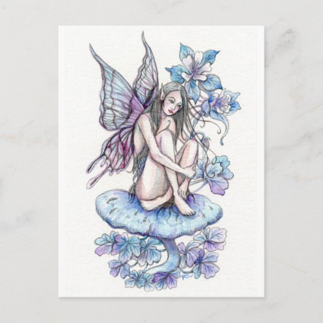 Blue Fairy Postkarte (Vorderseite)