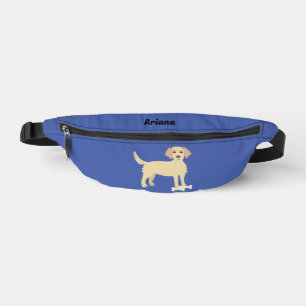 Blue Fanny Pack mit Labrador Dog Bauchtasche
