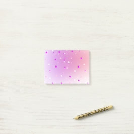 blue fantasy butterfly post-it klebezettel