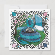 Blue Fantasy Eastern Dragon Tea Time