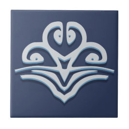 Blue Fantasy Forest Mural Woodland Border Scroll C Fliese