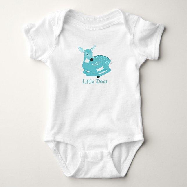 Blue Fawn Baby Bodysuit Baby Strampler (Vorderseite)