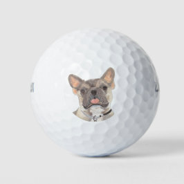 Blue Fawn Frenchie French Bulldog Golfball
