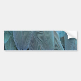 Blue Feather Autoaufkleber