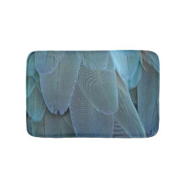 Blue Feather Badematte